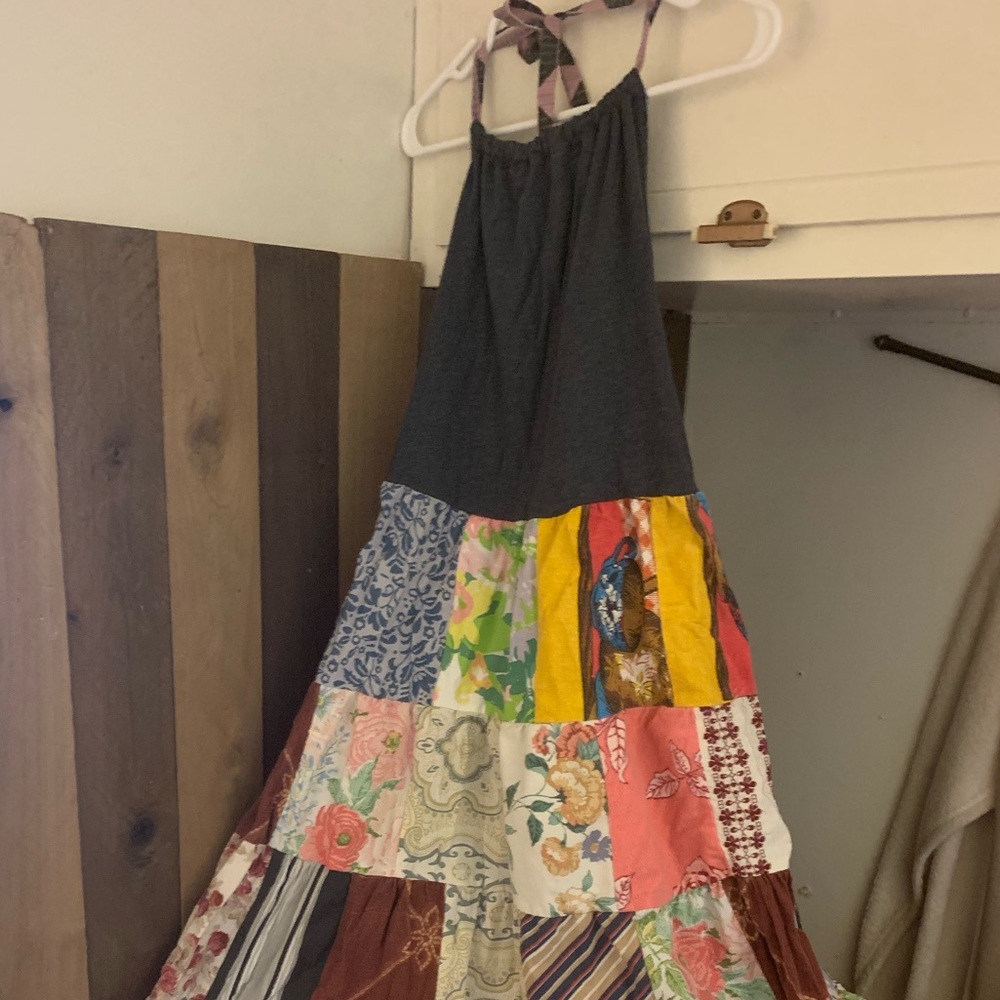 Poor pitiful pearl patchwork one of a kind dress